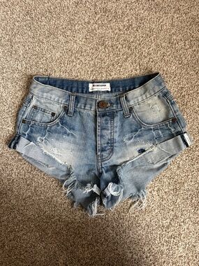 One Teaspoon Denim Cutoff Shorts